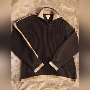 Vintage 90s American Eagle Quarter Zip Sweater. XL